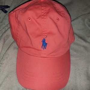 Pink polo ralph lauren hat